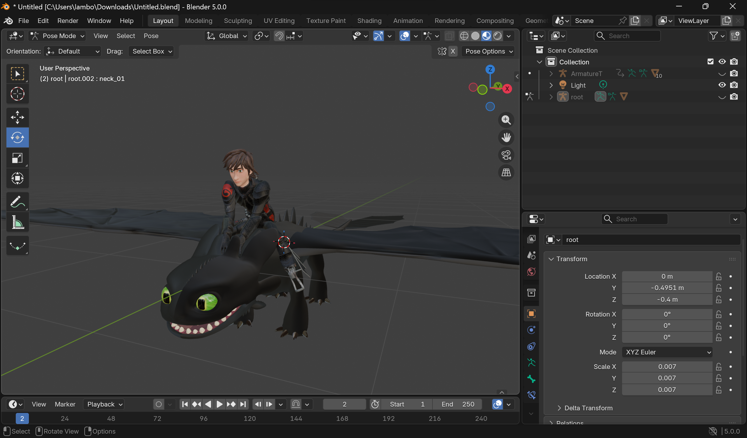 Rider character model